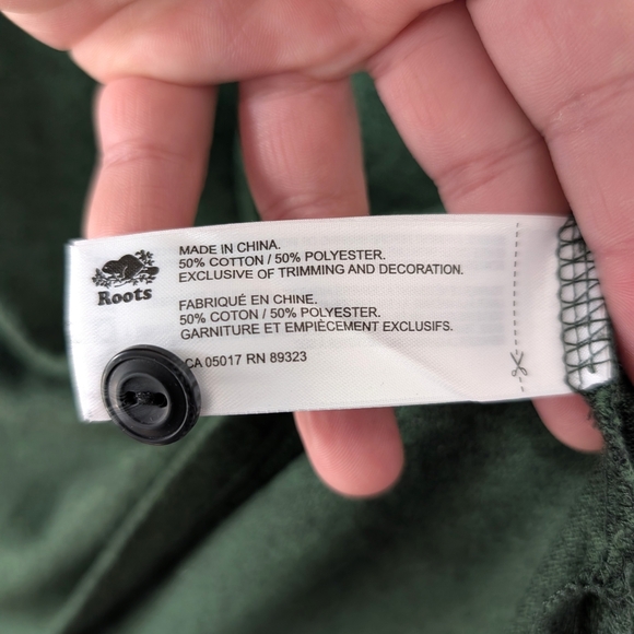 Roots Green Heather Golf Polo In Size M - Picture 6 of 7